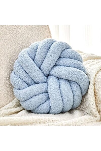 Uvvyui Knot Pillows, 14 Inch Decorative Throw Pillows Round Pillows Cushion, ...