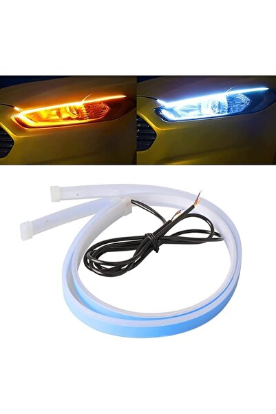 GENERAL أشرطة إضاءة LED للسيارة، قطعتان بطول 24 بوصة، أشرطة LED مرنة للمصابيح...
