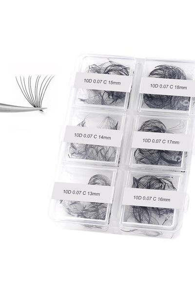 FADLASH طقم تمديد الرموش DIY، 240 قطعة من مجموعات الرموش مع لاصق ومثبت للرموش...