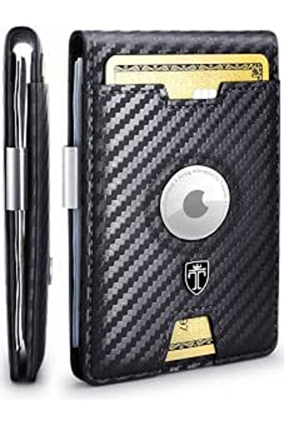 TRAVANDO AirTag* Wallet Mens Wallet with Money Clip Air Tag Wallet Card Holde...