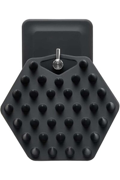 EXCEFORE Silicone Scalp Massager & Hook - Shower & Bathroom Scrubber, Removab...