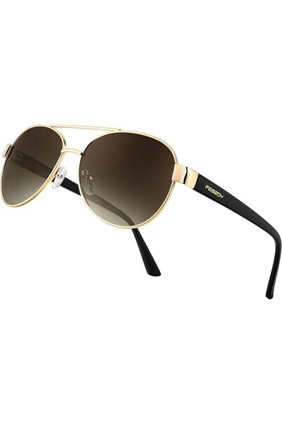 FEISEDY Classic Sunglasses for Men Pilot Polarized Sunglasses Men UV400 Prote...