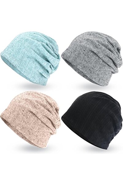GENERAL Cotton Slouchy Beanie Hip-Hop Soft Lightweight Running Beanie Adult D...