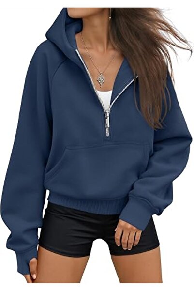 AUTOMET womens Ezau190 Sweatshirt | Fleece lined, soft material, hooded, jack...