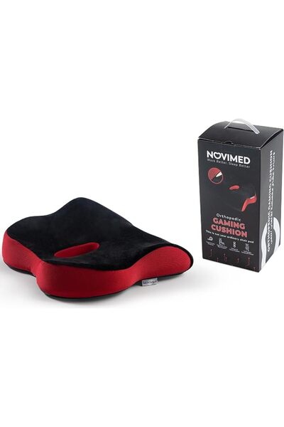 NOVIMED Memory Foam Chair Cushion - Ergonomic Support for Gaming, Car, and Of...