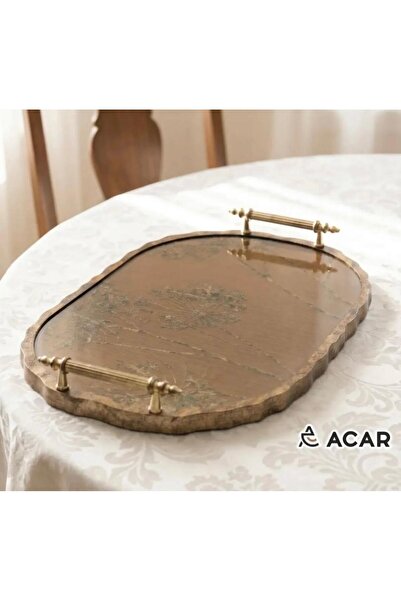 ACAR Floria Collection Yeni Sezon Çiçekli Tepsi 48x31cm