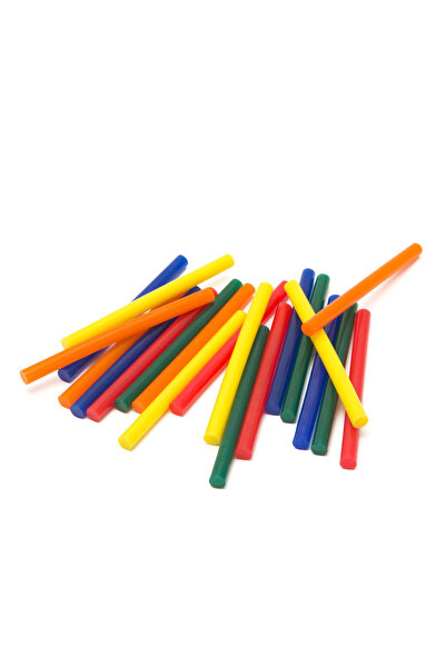 Alista Home Baton de lipici colorat 7 mm pentru pistol de lipit, plastic/hârt...