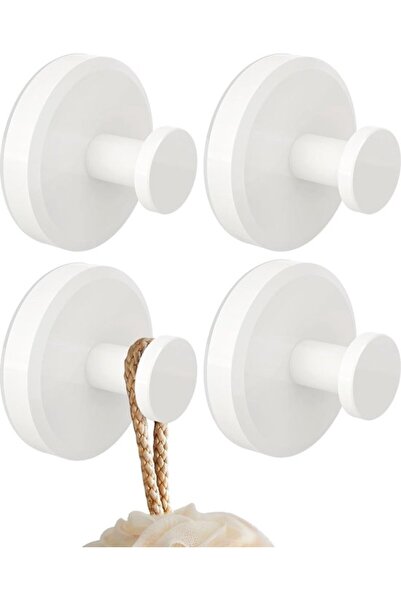 Morvena Picks 4 bucăți 6x6cm cârlige reutilizabile pentru prosoape cu ventuză...