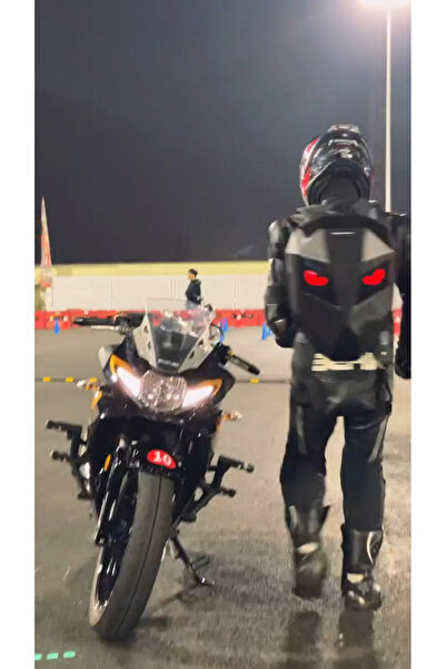 DIY Rucsac inteligent LED impermeabil pentru motocicletă |   Carcasă rigidă c...
