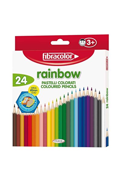 MC Micostore Fibracolor Rainbow colored pencils 24 colors