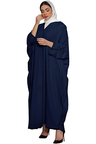 GENERAL Muslim Traditional Clothing Abaya Solid Islamic Long Dress Women Open...