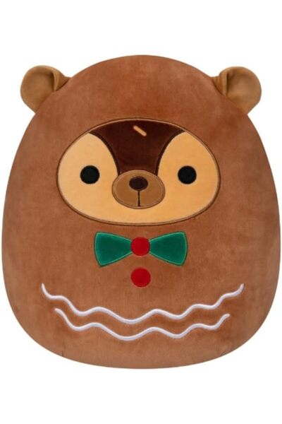 Squishmallows Hans The Hedgehog Stuffed Animal, 12-Inch Size, Brown