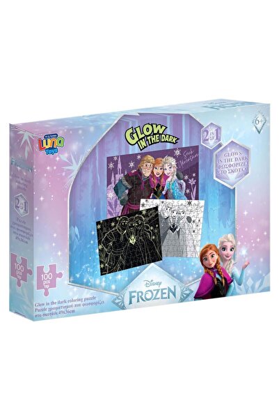 MC Micostore Puzzle 100 piese 48x34cm Fosforescent Frozen
