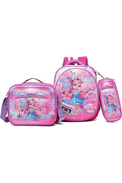 Stargold Girls 3 Pieces Combo Baby Backpack 12 Inch With Adjustable Strap Sch...