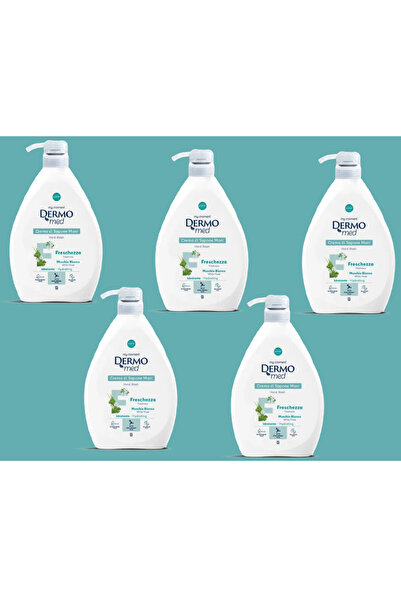 Dermomed Dispenser Sapun lichid crema cu mosc alb, 1000ml, 5buc