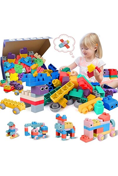Soofam Soft Building Blocks for Toddlers, Baby Blocks Stacking Blocks for Tod...