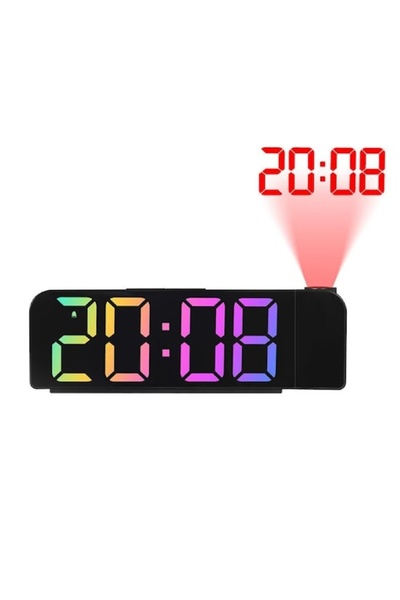 MACVI Ceas digital cu proiecție LED multicoloră — Stil și funcționalitate 🕒 💡