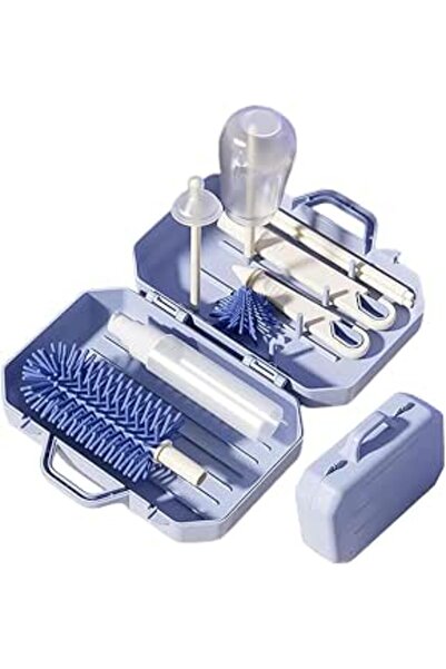 MarlaMall Baby Bottle Cleaner Kit, Portable Bottle Brush Set with Storage box...