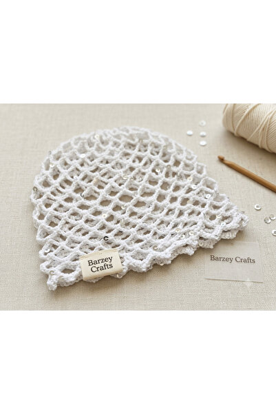 Barzey crafts Hand Knitted Sequin Bandana- Bohemian Stylish Ei Made Hair Acce...