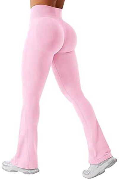 GENERAL YEOREO Boost Mini Flare Leggings Womens Workout Booty Lifting Legging...
