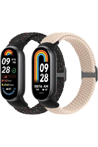 GENERAL XANS 2 Pack Braided Band Compatible with Xiaomi Smart Band 10/Xiaomi ...