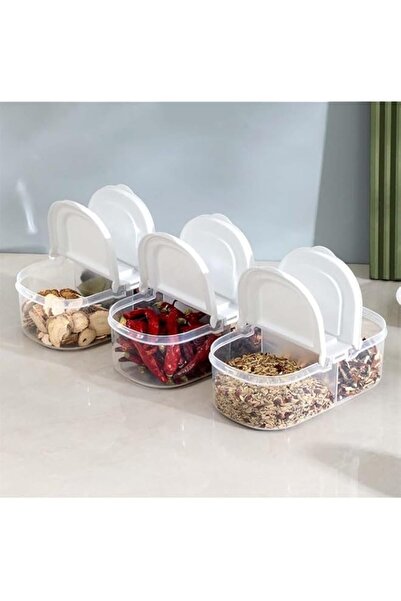 Generic Food Storage Containers, 3 Packs Plastic Double Grids Container with ...