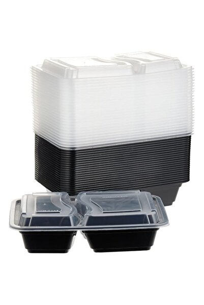 Generic Packing 24 Pieces Microwave Disposable Container With Lid Rectangular...