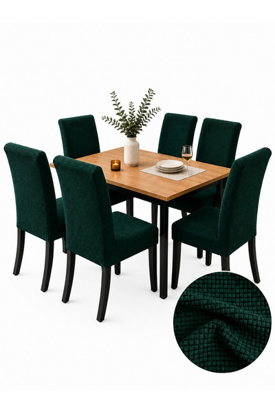 delfin HomeRoy Set 6 Huse Scaune Universale Supra - Elastice – Set 6 bucăți