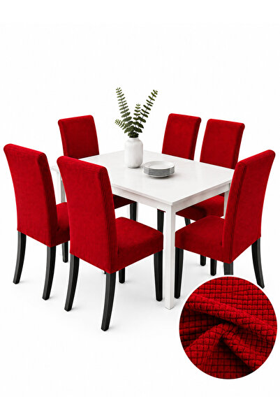 delfin HomeRoy Set 6 Huse Scaune Universale Supra - Elastice – Set 6 bucăți