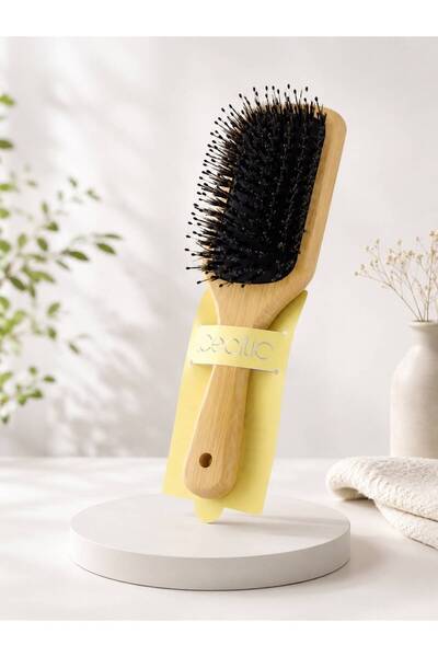 HASSANCO Premium Wooden Hairbrush (Cecilia)