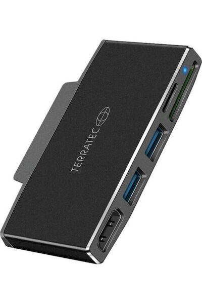Terratec Σταθμός σύνδεσης USB-C Connect GO1 με HDMI 4K Μαύρο