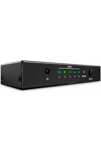 LİNDY HDMI 5 Θύρες 4K + Τηλεχειριστήριο Διακόπτης HDMI 38233