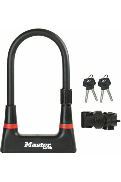 Master Lock Κλειδαριά με δεσμό για μοτοσικλέτα σε μαύρο χρώμα Κωδικός: P34249