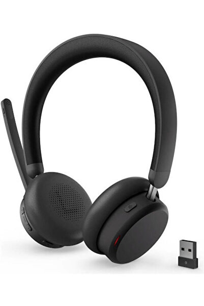 LENOVO Ασύρματα ακουστικά πολυμέσων επί του αυτιού με μικρόφωνο USB-C 4XD1S19778