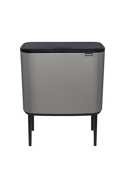 Brabantia Κάδος απορριμμάτων για ανακύκλωση πλαστικών, γκρι, 33 λίτρα