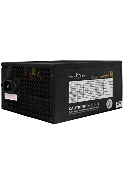 white shark 850W Μαύρο Τροφοδοτικό Υπολογιστή Πλήρως Αρθρωτό 80 Plus Gold (GP...