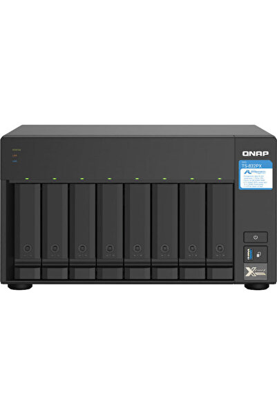 Qnap TS-832PX-4G Πύργος NAS με 8 υποδοχές για HDD/SSD και 2 θύρες Ethernet