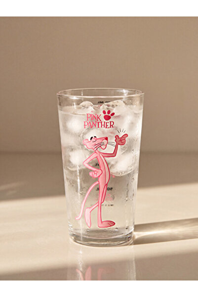 LC Waikiki Timeless Clothing & Timeless Choices Pink Panther Printed Glass Cu...