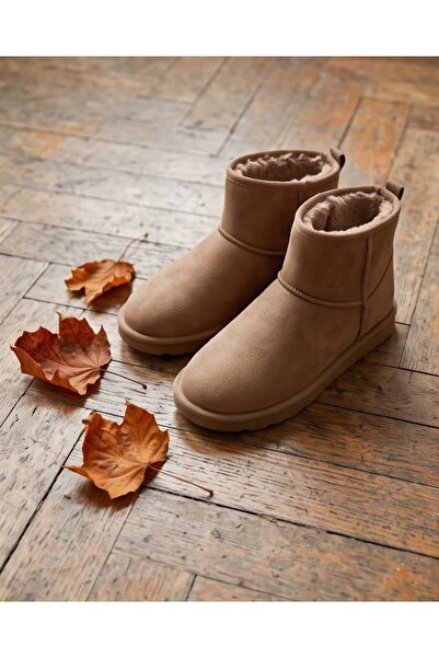 LCW STEPS Beige fur detailed girl's boot
