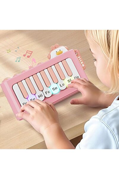 GENERAL Baby Girls Mini Piano Toys, Pocket Travel Piano Keyboard for Kids, Ra...