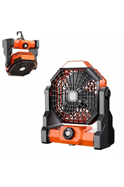 Morvena Picks Ventilator portabil de camping - Bandă luminoasă LED - Reîncărc...