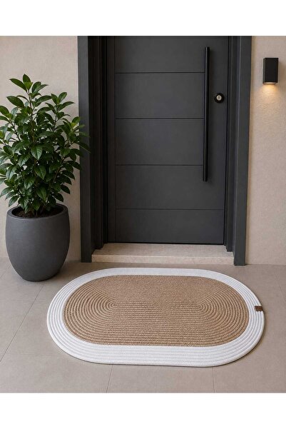 MTG JÜT TASARIM Jute Cord Rope Door Mat Bathroom Hallway Entrance Carpet Floo...