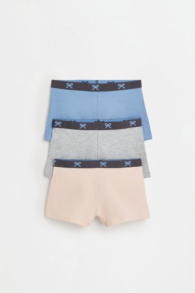 LEFTIES KIZ ÇOCUK Fiyonk detaylı boxer külot (3'lü Pack)