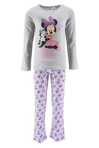 Sun City Fashion Group Πυτζάμα Minnie Mouse "Best friends" γκρι μελανζέ