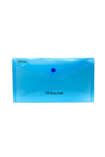 Optima Mapa Pp Protectie Documente Dl Landscape, Inchidere Cu Capsa, 10/Set, ...