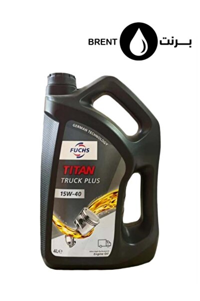 Fuchs زيت محرك تيتان تراك بلس SAE 15W-40 للديزل 4 لتر زيت محرك للخدمة الشاقة