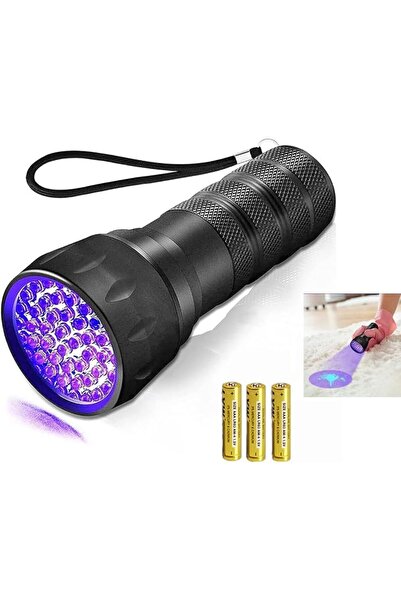 JOYZZZ Flashlight Black Light, 21 LED UV 395nm Compact Blacklight, Pet Stain ...