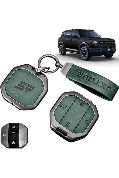 sheful Alloy Key Cover for Jetour T1&T2 2025 | Durable Anti-Fall & Wear-Resis...