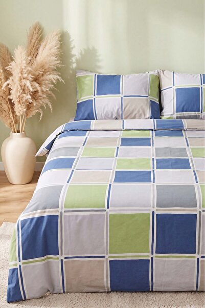 Rivaİstanbul Rubicupe 100% Cotton Ranforce Double Duvet Cover Set – 4 Pieces