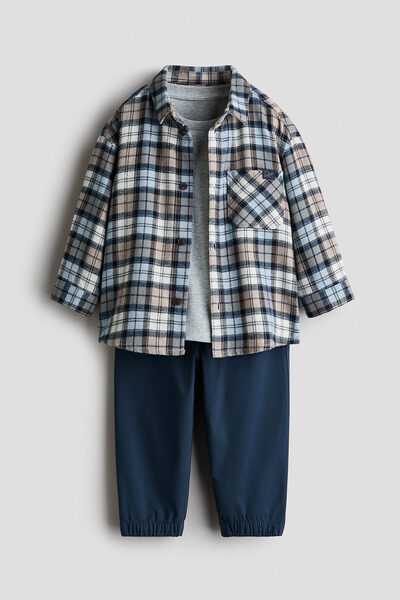 H&M 3 Parçalı Pamuklu Set